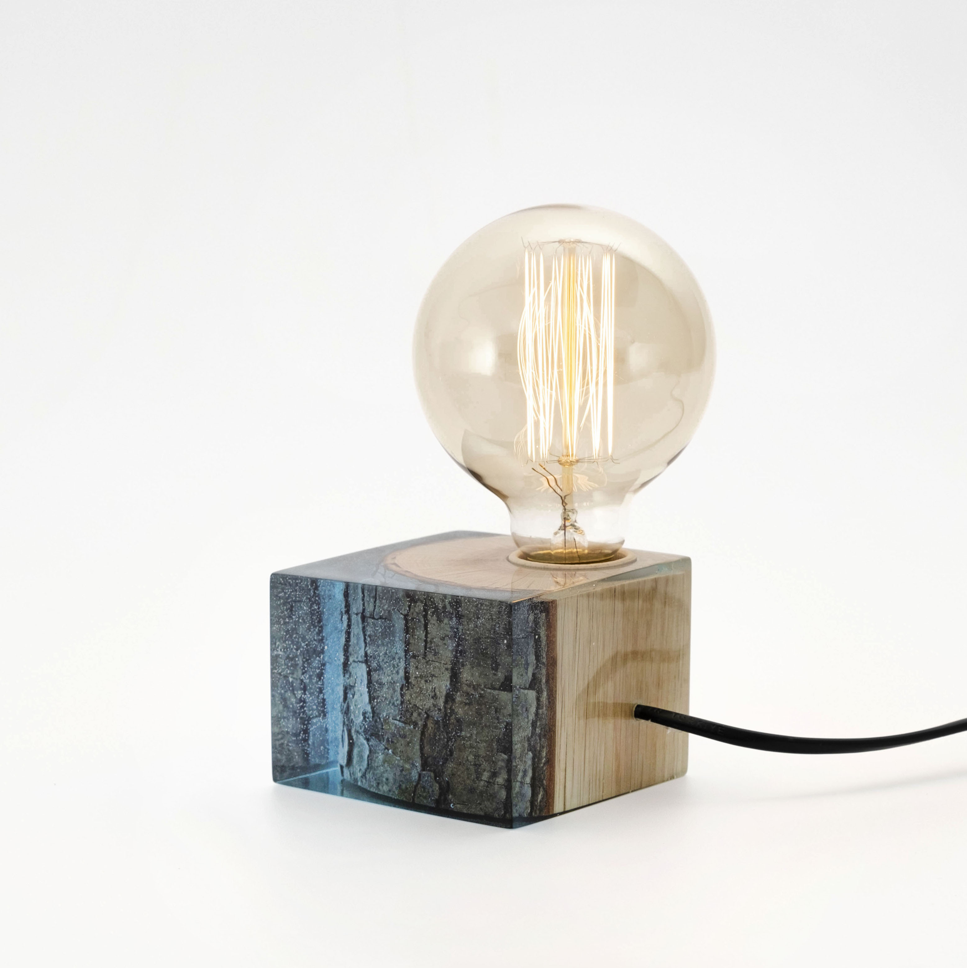 Transparent Epoxy Table Lamp